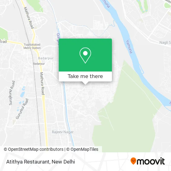 Atithya Restaurant map