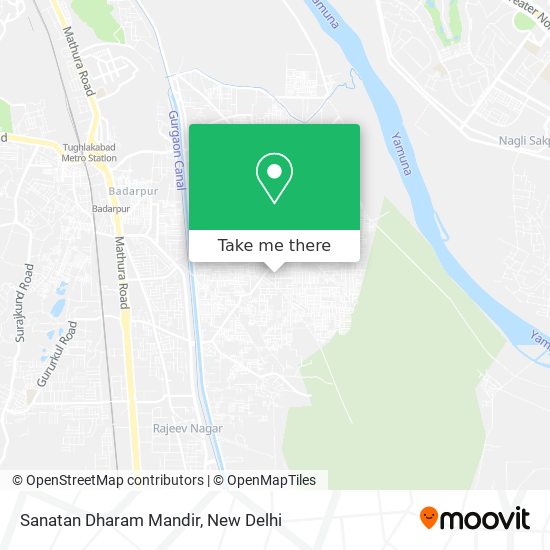 Sanatan Dharam Mandir map