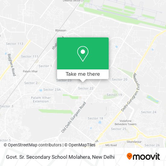 Govt. Sr. Secondary School Molahera map