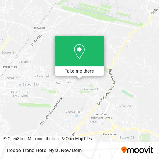 Treebo Trend Hotel Nyra map