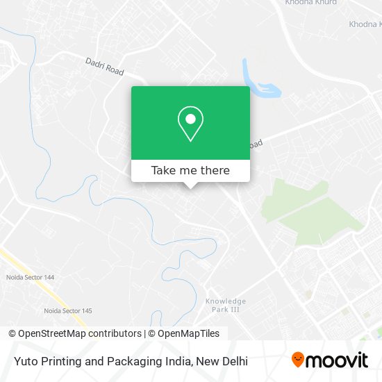 Yuto Printing and Packaging India map