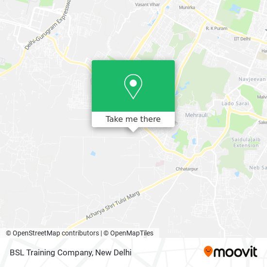 BSL Training Company map