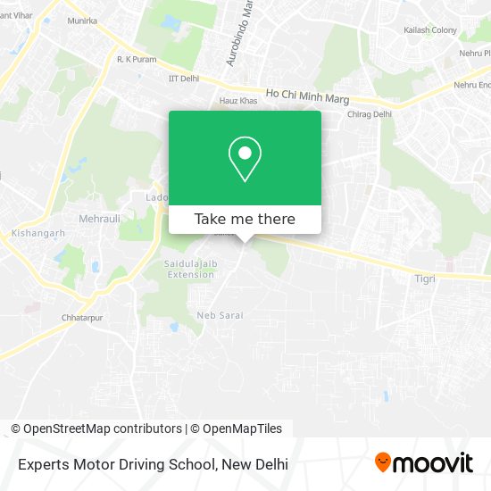 Experts Motor Driving School map