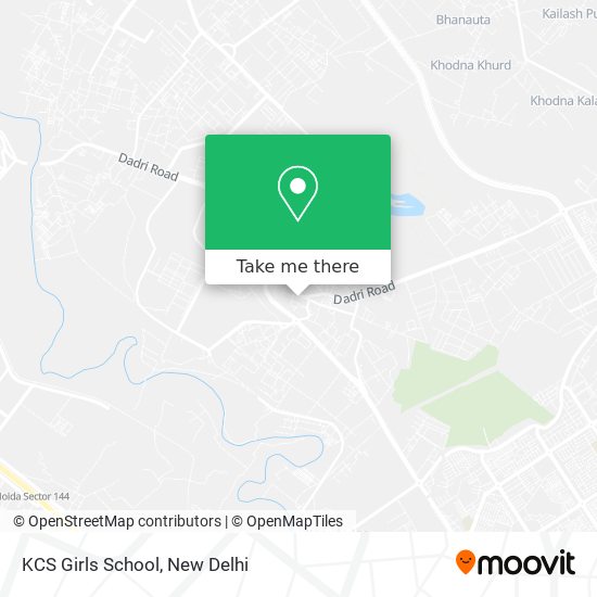 KCS Girls School map