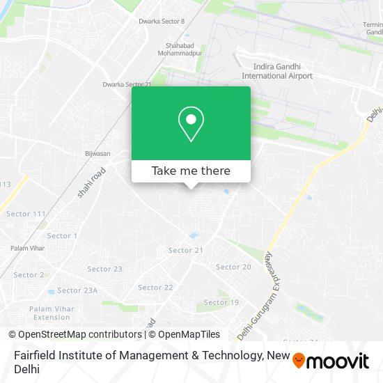 Fairfield Institute of Management & Technology map