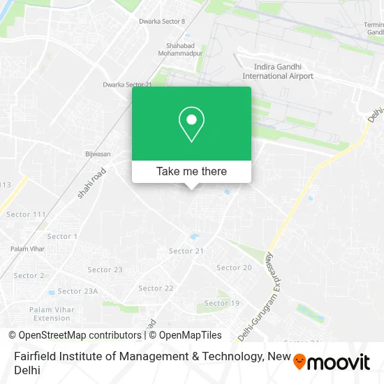 Fairfield Institute of Management & Technology map