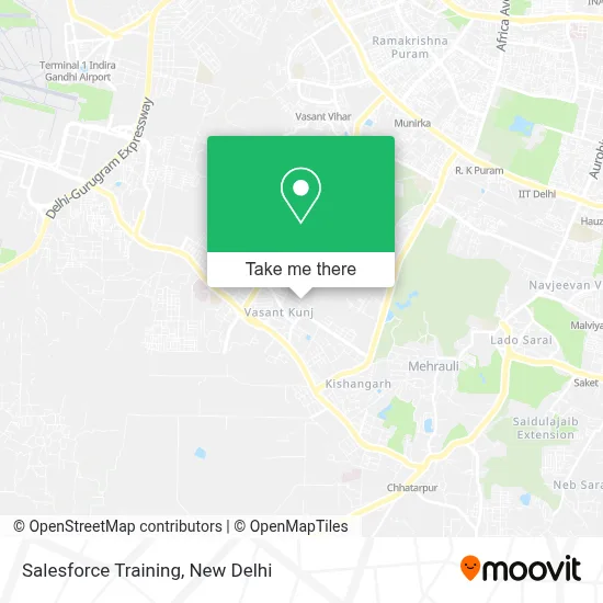 Salesforce Training map