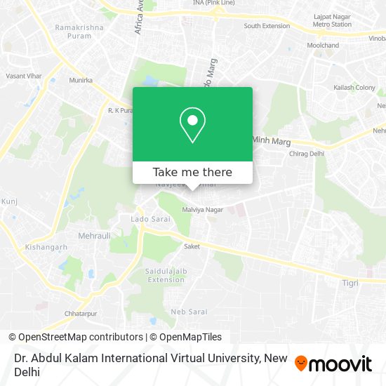 Dr. Abdul Kalam International Virtual University map