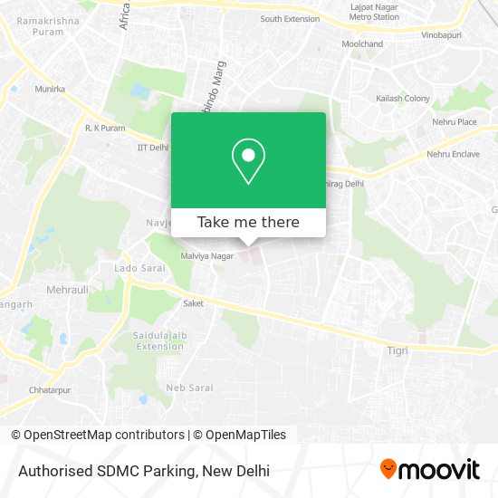 Authorised SDMC Parking map