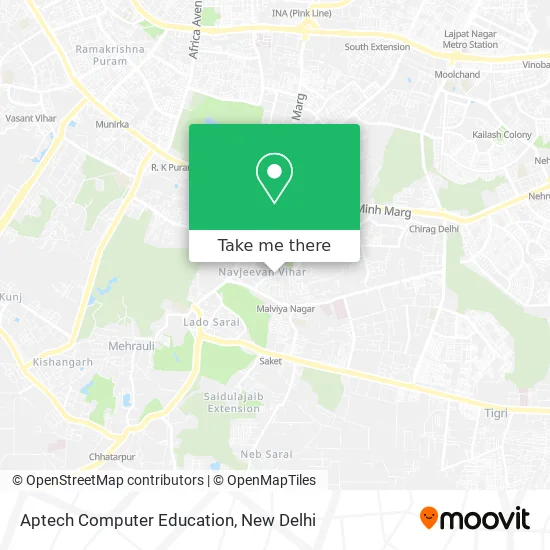 Aptech Computer Education map
