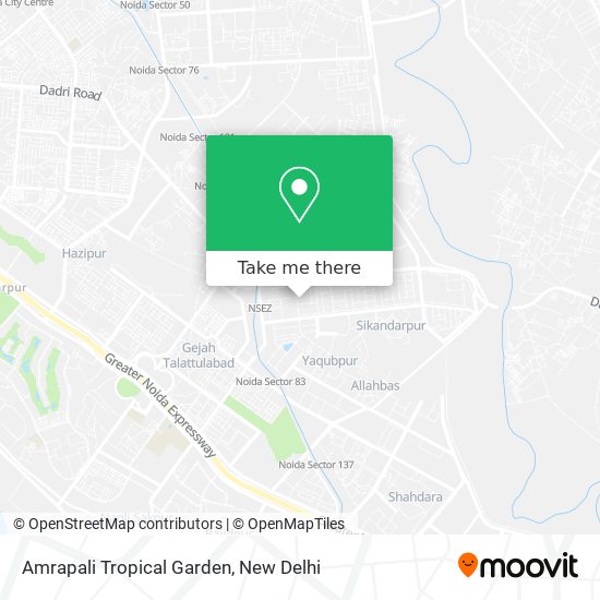 Amrapali Tropical Garden map