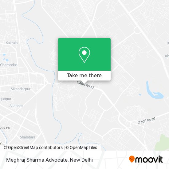 Meghraj Sharma Advocate map