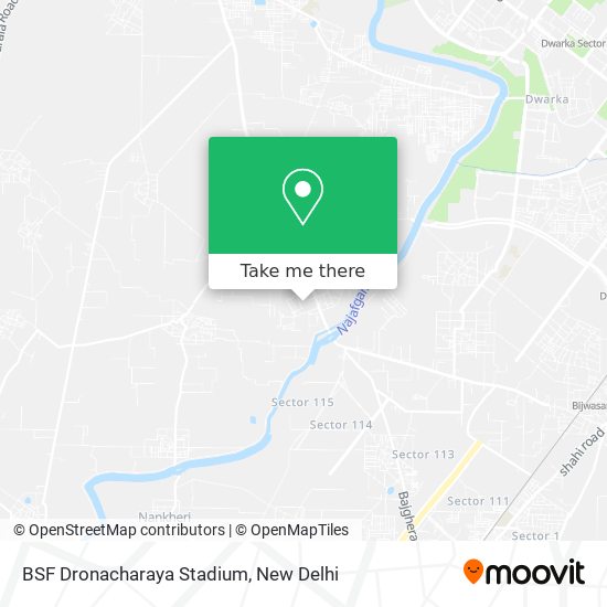 BSF Dronacharaya Stadium map