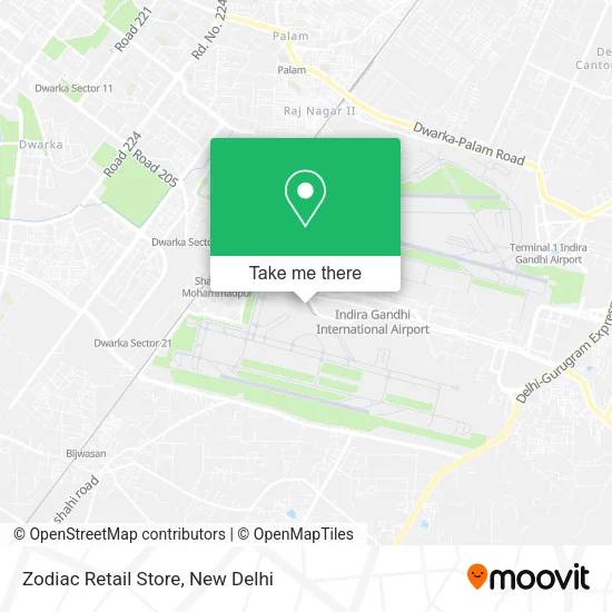 Zodiac Retail Store map