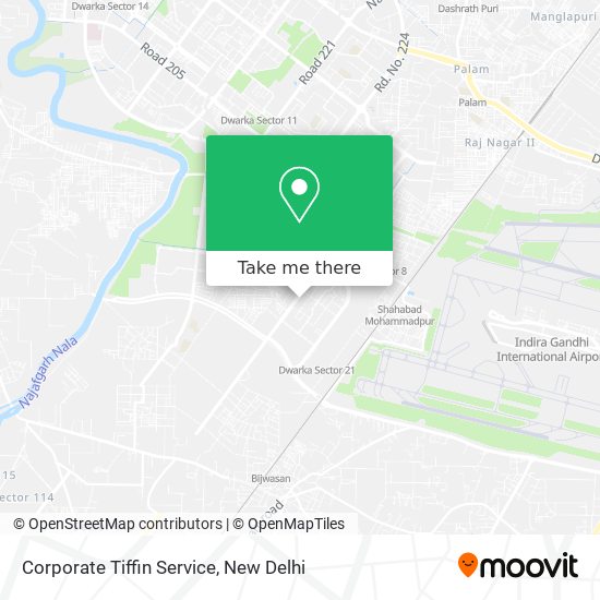 Corporate Tiffin Service map