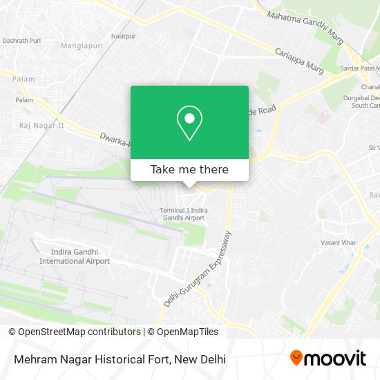 Mehram Nagar Historical Fort map