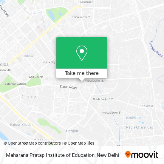 Maharana Pratap Institute of Education map