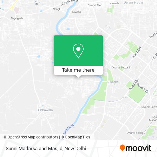 Sunni Madarsa and Masjid map