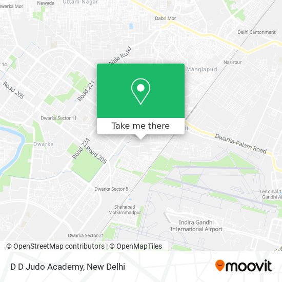 D D Judo Academy map