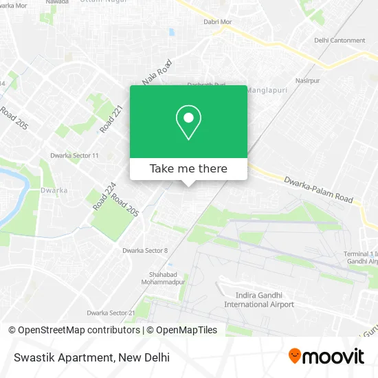 Swastik Apartment map