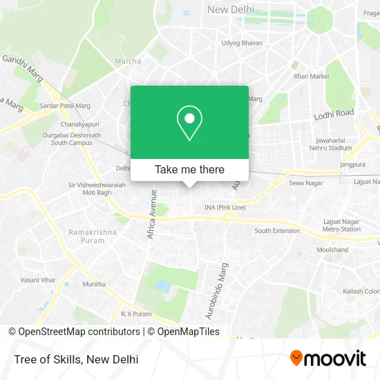 Tree of Skills map