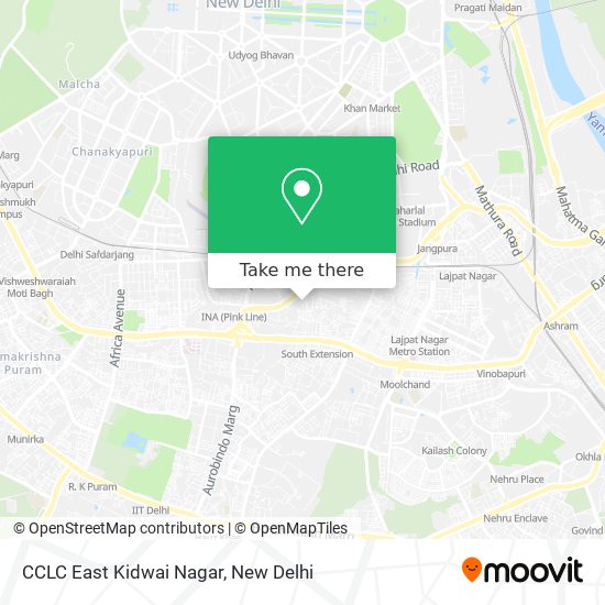 CCLC East Kidwai Nagar map