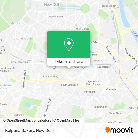 Kalpana Bakery map