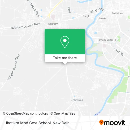 Jhatikra Mod Govt.School map