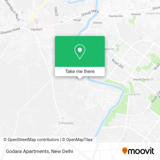Godara Apartments map