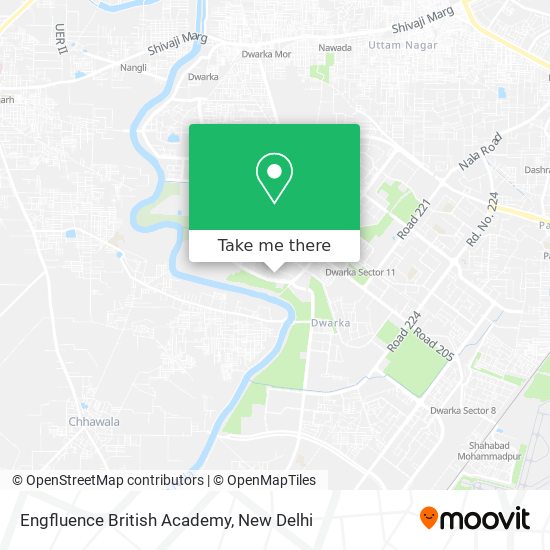 Engfluence British Academy map