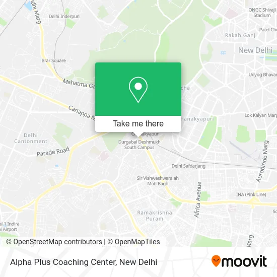 Alpha Plus Coaching Center map