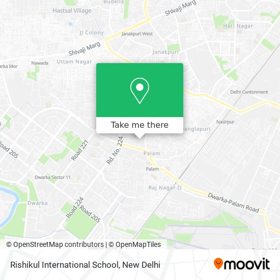 Rishikul International School map