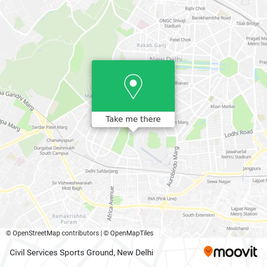 Civil Services Sports Ground map