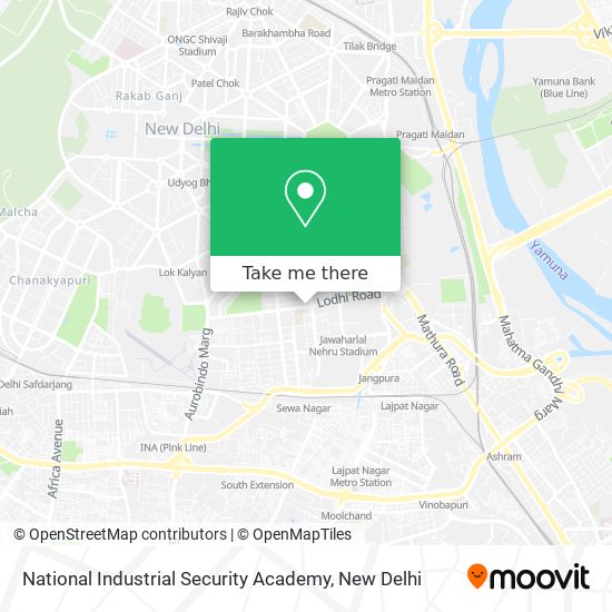 National Industrial Security Academy map