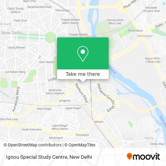 Ignou Special Study Centre map