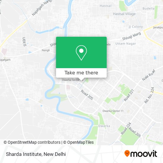 Sharda Institute map