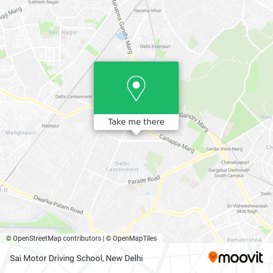 Sai Motor Driving School map