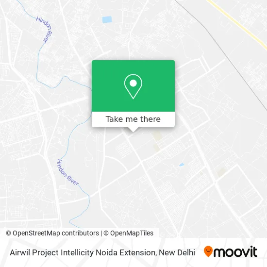 Airwil Project Intellicity Noida Extension map