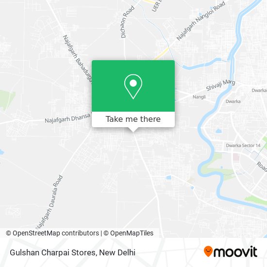 Gulshan Charpai Stores map