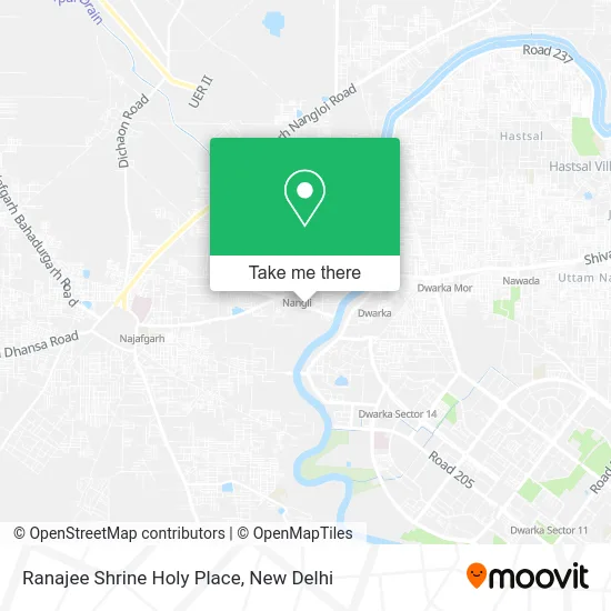 Ranajee Shrine Holy Place map