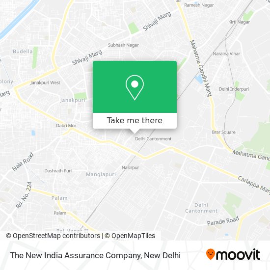 The New India Assurance Company map