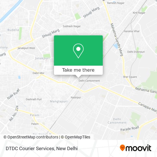 DTDC Courier Services map