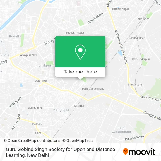 Guru Gobind Singh Society for Open and Distance Learning map