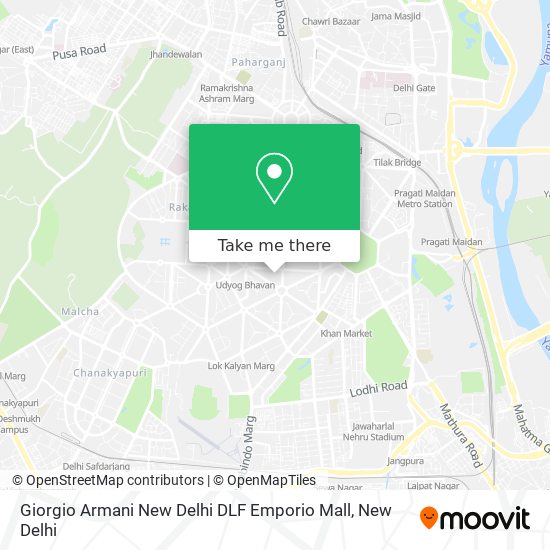 Giorgio Armani New Delhi DLF Emporio Mall map