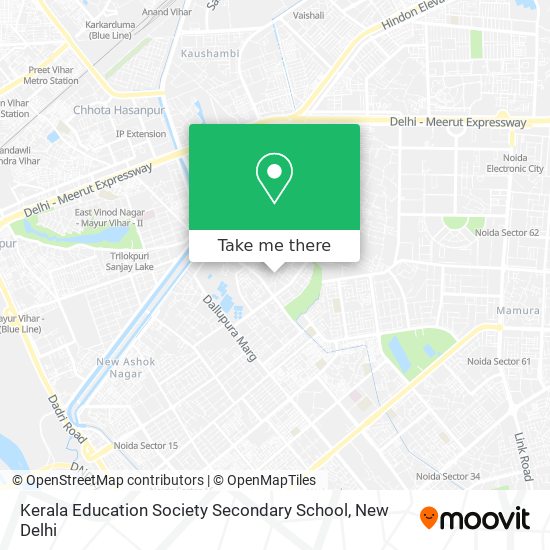Kerala Education Society Secondary School map