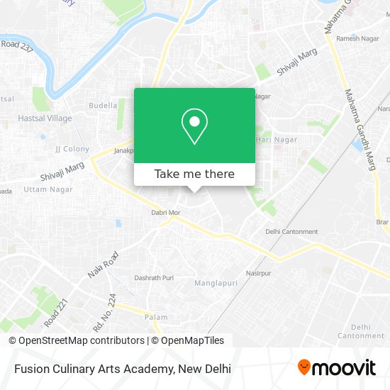 Fusion Culinary Arts Academy map