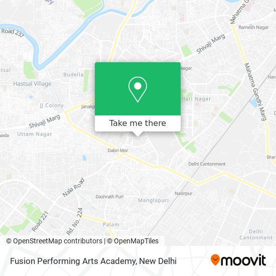 Fusion Performing Arts Academy map