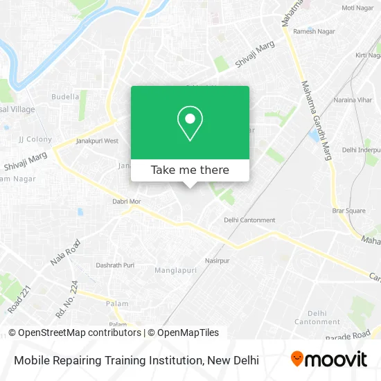Mobile Repairing Training Institution map