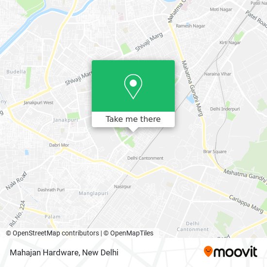 Mahajan Hardware map