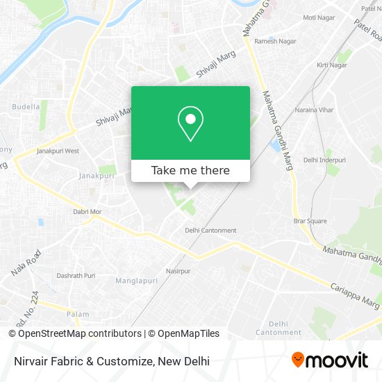 Nirvair Fabric & Customize map